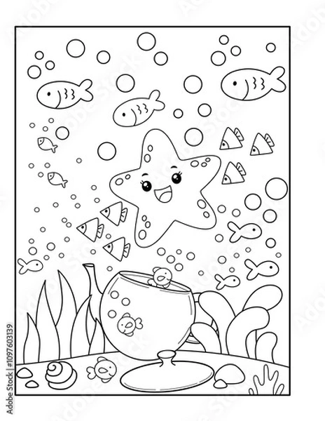 Obraz teapot coloring page
