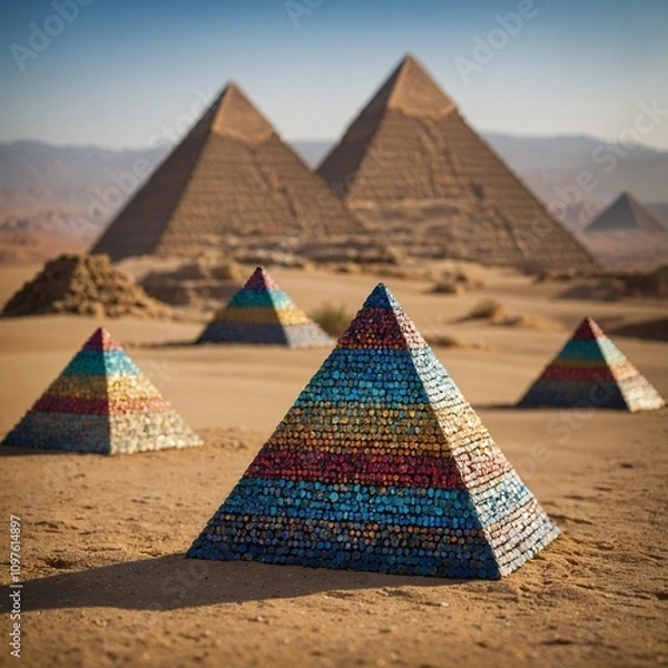 Obraz Pattern with wall arts 