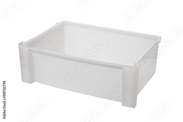 Fototapeta white plastic box