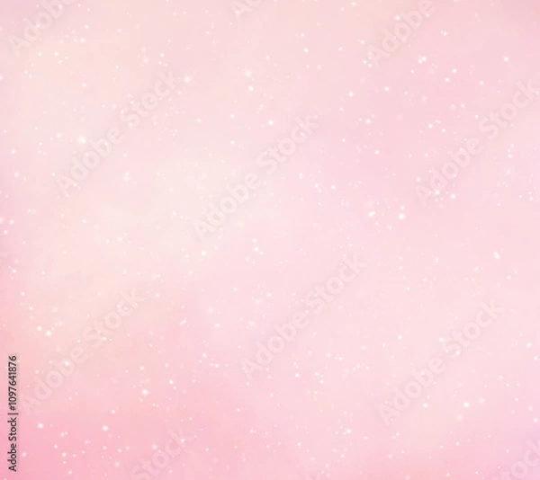 Obraz Soft pink background with sparkling starry texture