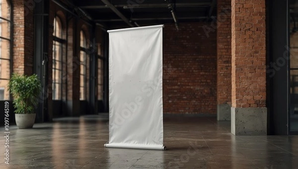 Fototapeta Empty Banner Mockup