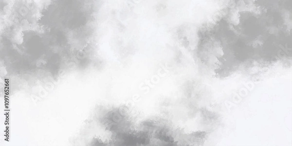 Fototapeta Abstract vintage grunge paper backdrop featuring cloud . white and gray sunny cloudscapes in soft watercolors background texture. creative vintage foggy stains graphic design.