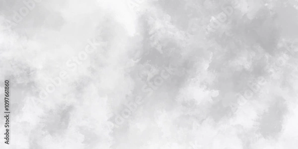 Fototapeta Abstract vintage grunge paper backdrop featuring cloud . white and gray sunny cloudscapes in soft watercolors background texture. creative vintage foggy stains graphic design.