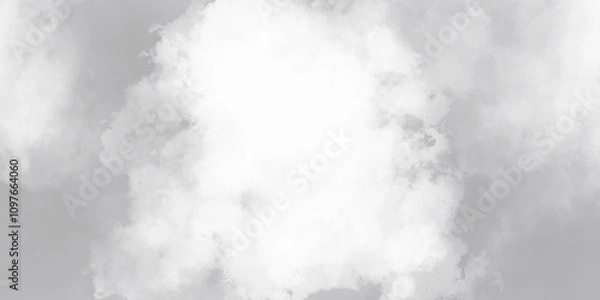 Fototapeta Abstract vintage grunge paper backdrop featuring cloud . white and gray sunny cloudscapes in soft watercolors background texture. creative vintage foggy stains graphic design.