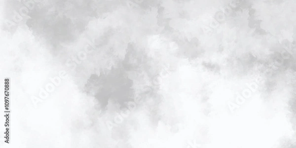 Fototapeta Abstract vintage grunge paper backdrop featuring cloud . white and gray sunny cloudscapes in soft watercolors background texture. creative vintage foggy stains graphic design.