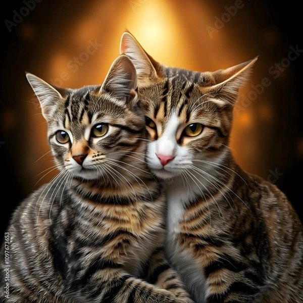 Obraz portrait of a cat