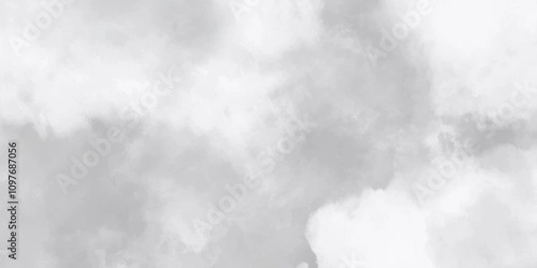 Fototapeta Abstract paint stroke cloud in summer background. bright and sunny design with liquid grunge effects vector backdrop. elegant airy watercolor fluffy cloud modern art concept .