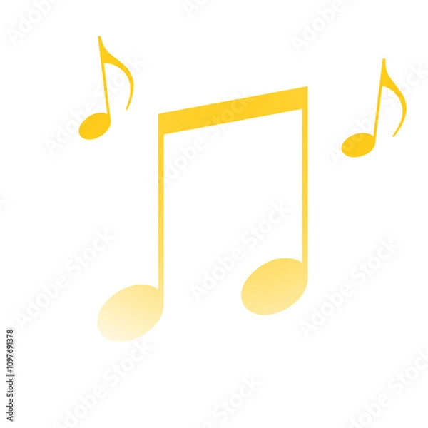 Fototapeta Music note icon