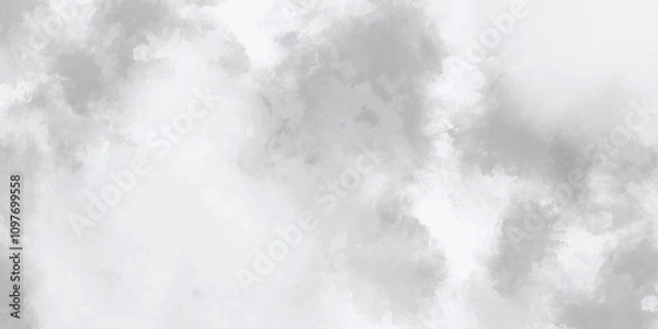 Fototapeta Abstract paint stroke cloud in summer background. bright and sunny design with liquid grunge effects vector backdrop. elegant airy watercolor fluffy cloud modern art concept .