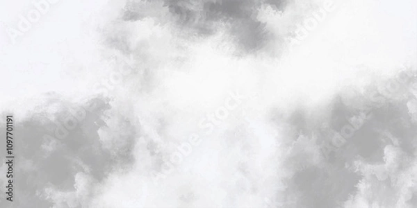 Fototapeta Abstract paint stroke cloud in summer background. bright and sunny design with liquid grunge effects vector backdrop. elegant airy watercolor fluffy cloud modern art concept .