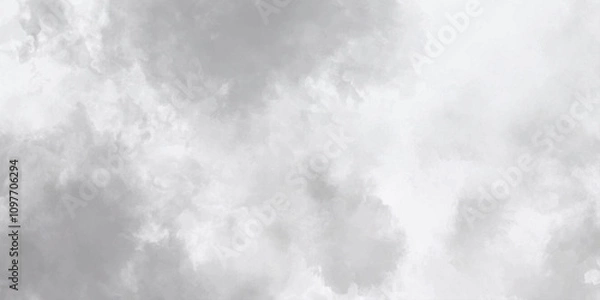 Fototapeta Abstract paint stroke cloud in summer background. bright and sunny design with liquid grunge effects vector backdrop. elegant airy watercolor fluffy cloud modern art concept .