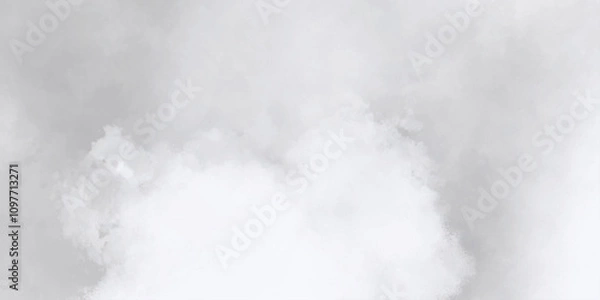 Fototapeta Abstract paint stroke cloud in summer background. bright and sunny design with liquid grunge effects vector backdrop. elegant airy watercolor fluffy cloud modern art concept .