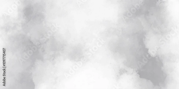 Fototapeta Abstract paint stroke cloud in summer background. bright and sunny design with liquid grunge effects vector backdrop. elegant airy watercolor fluffy cloud modern art concept .