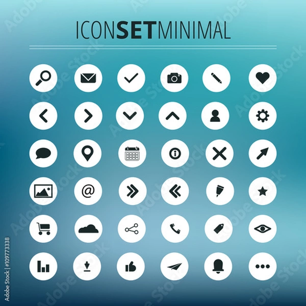 Obraz Icon Set Minimal
