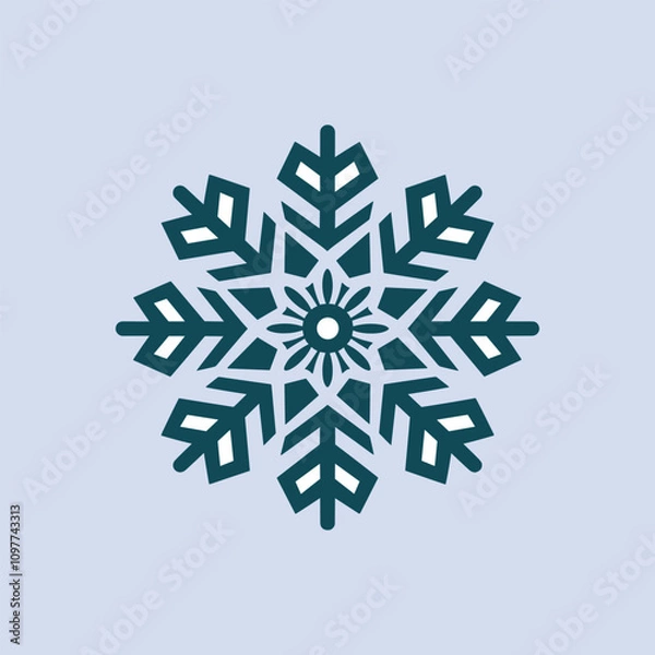 Fototapeta snowflake  (15).eps
