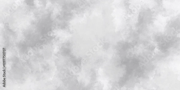 Fototapeta Abstract vintage grunge paper backdrop featuring cloud . white and gray sunny cloudscapes in soft watercolors background texture. creative vintage foggy stains graphic design.