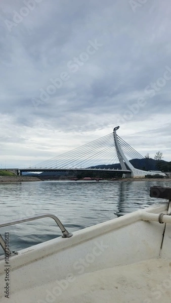 Obraz bridge in the lake