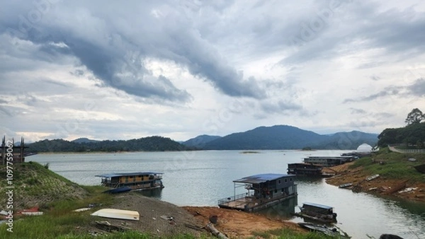 Obraz view on the lake