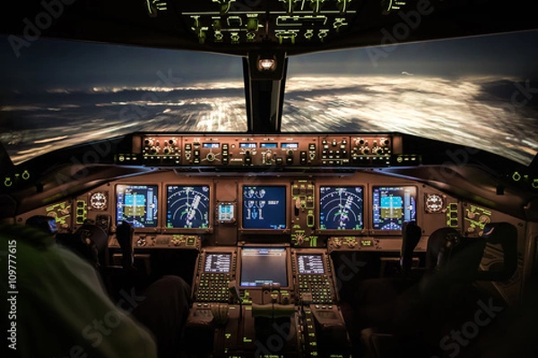 Obraz Cockpitlichter