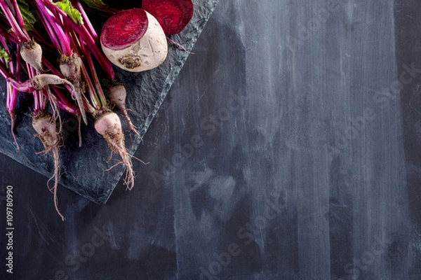 Obraz Beetroots on stone
