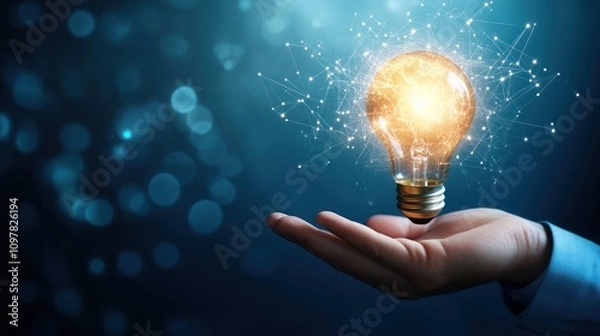 Fototapeta Brilliant Idea: Innovation, Technology and the Future of Progress