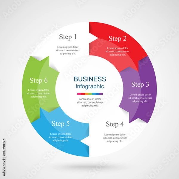 Obraz Vector infographic template