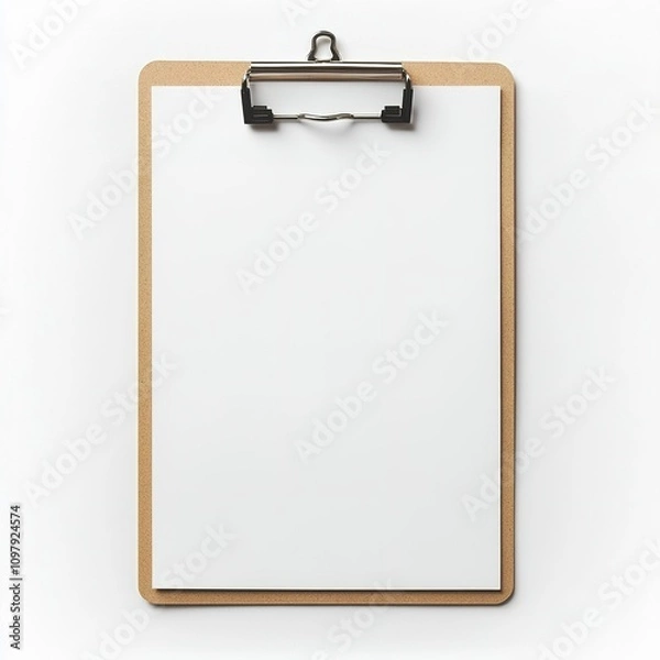 Obraz clipboard with blank paper