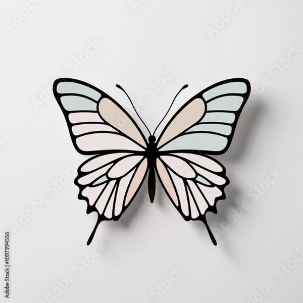 Obraz butterfly illustration