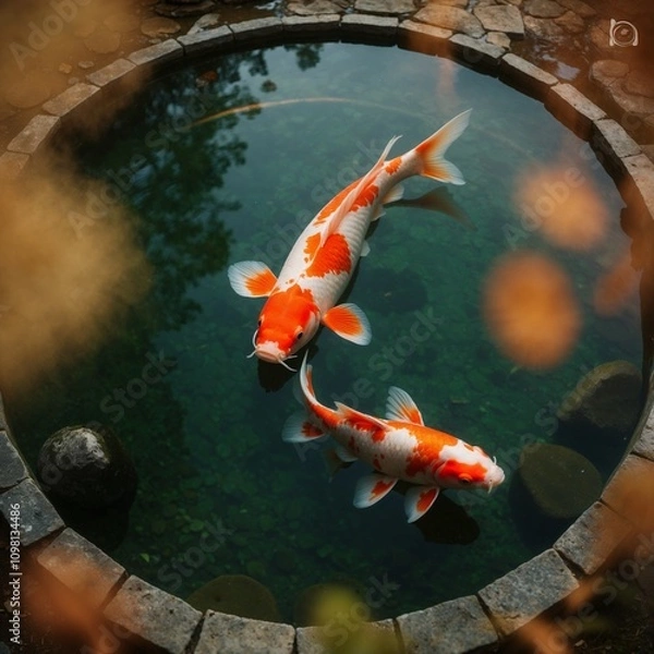 Obraz koi fish in water