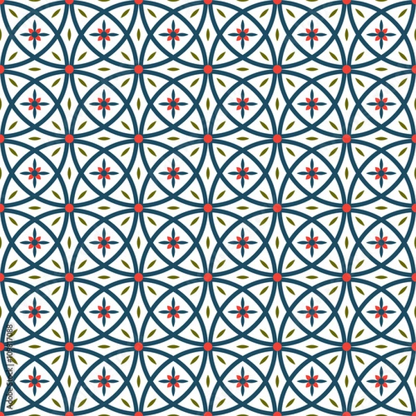 Fototapeta Seamless geometric pattern, Vector.