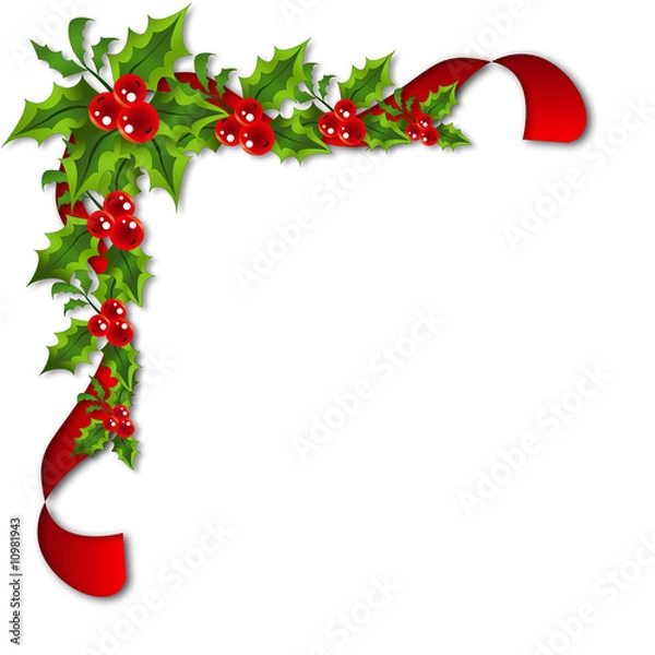 Fototapeta Cornice di vischio