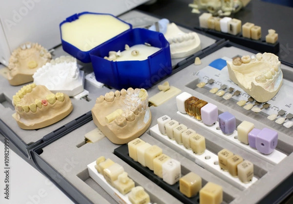 Fototapeta Samples dentures