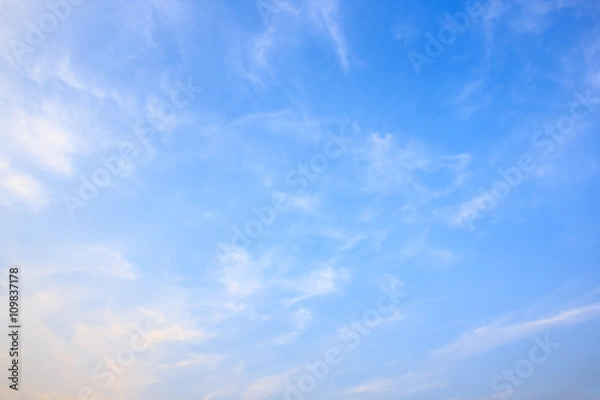 Obraz blue sky background.