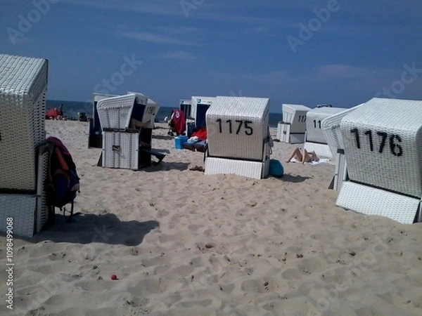 Obraz beach huts