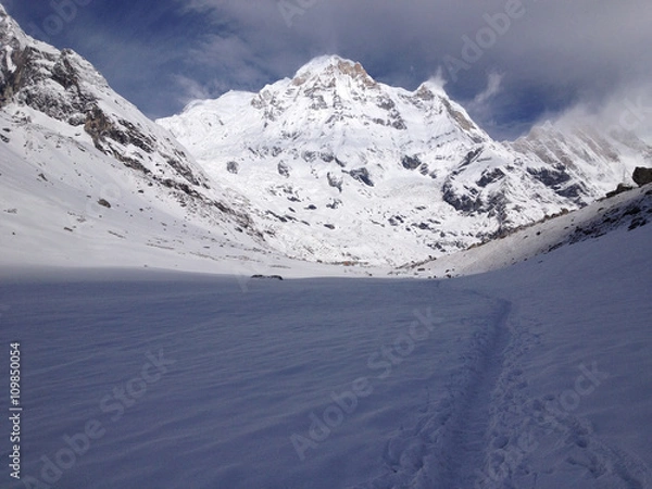 Obraz Trekking in Annapurna region and base camp, Nepal