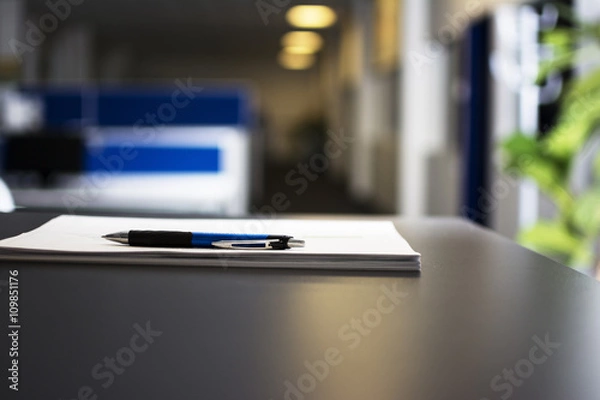 Obraz Verträge im Büroraum