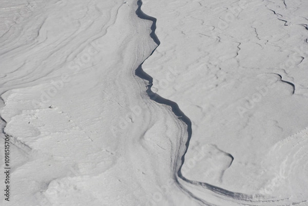 Obraz After the snowy mountain wind