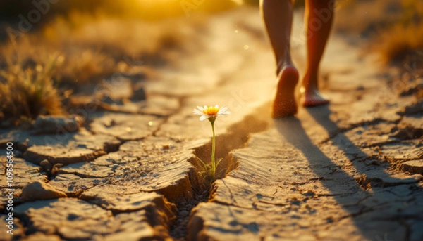 Obraz Hope in Desolation An Inspiring Journey Through the Expansive, D