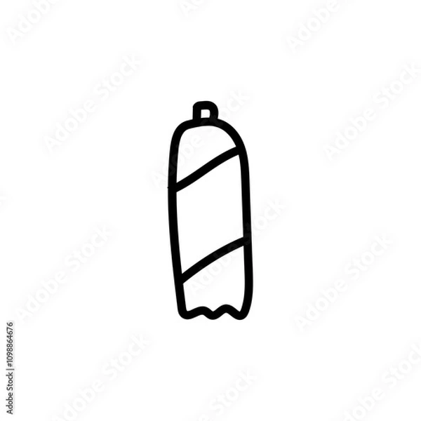 Obraz white plastic bottle