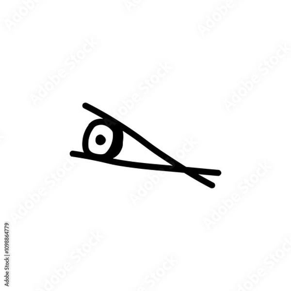 Obraz sushi chop sticks