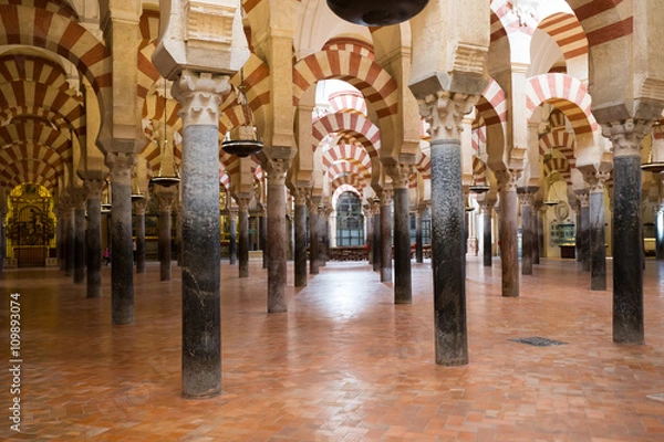 Fototapeta La Mezquita Cathedral in Cordoba, Spain. The cathedral was built