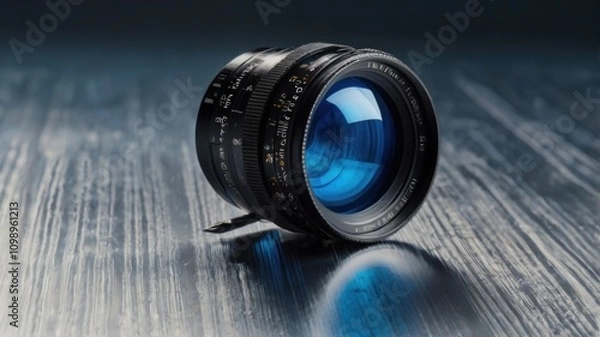 Fototapeta camera lens close up