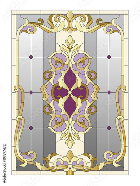 Fototapeta stained glass pattern