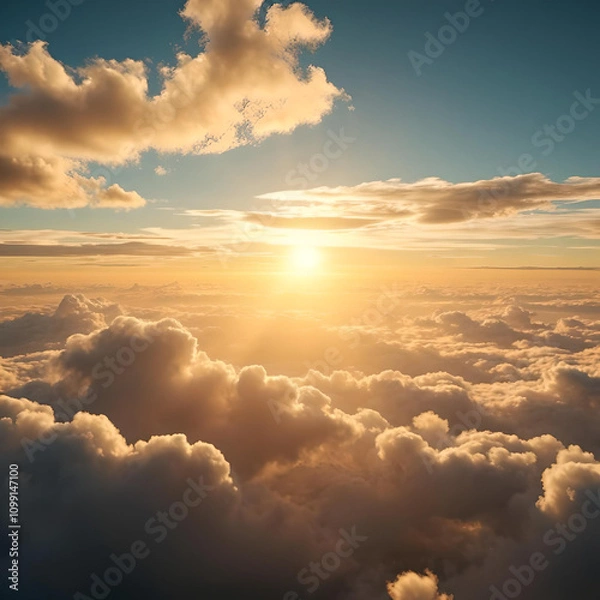 Obraz clouds and sun