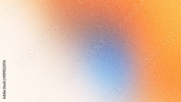 Obraz Gradient With Grainy Noise Texture. Abstract Turquoise Mesh and Dynamic Flow Background