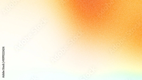 Obraz Gradient With Grainy Noise Texture. Abstract Turquoise Mesh and Dynamic Flow Background