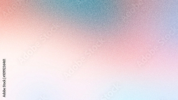 Obraz Gradient With Grainy Noise Texture. Abstract Turquoise Mesh and Dynamic Flow Background