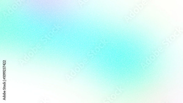 Obraz Gradient With Grainy Noise Texture. Abstract Turquoise Mesh and Dynamic Flow Background