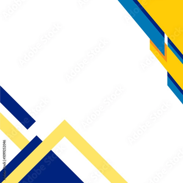 Fototapeta background with blue ribbon