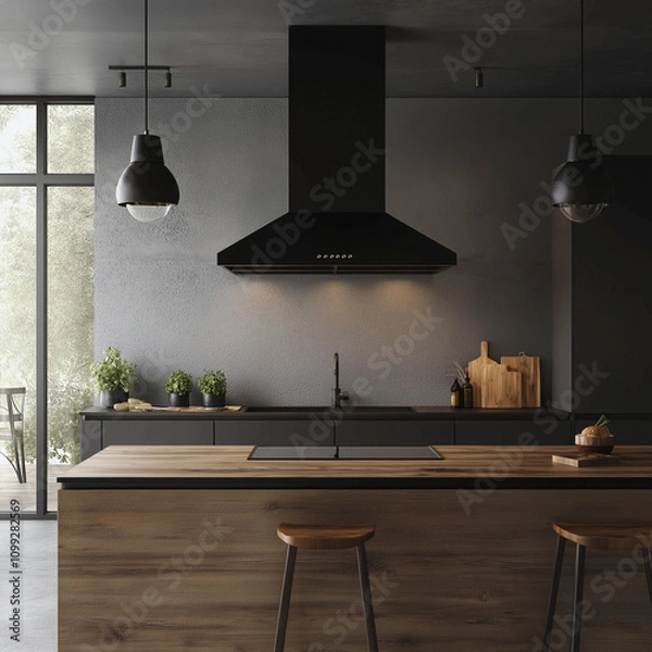 Fototapeta modern kitchen interior
